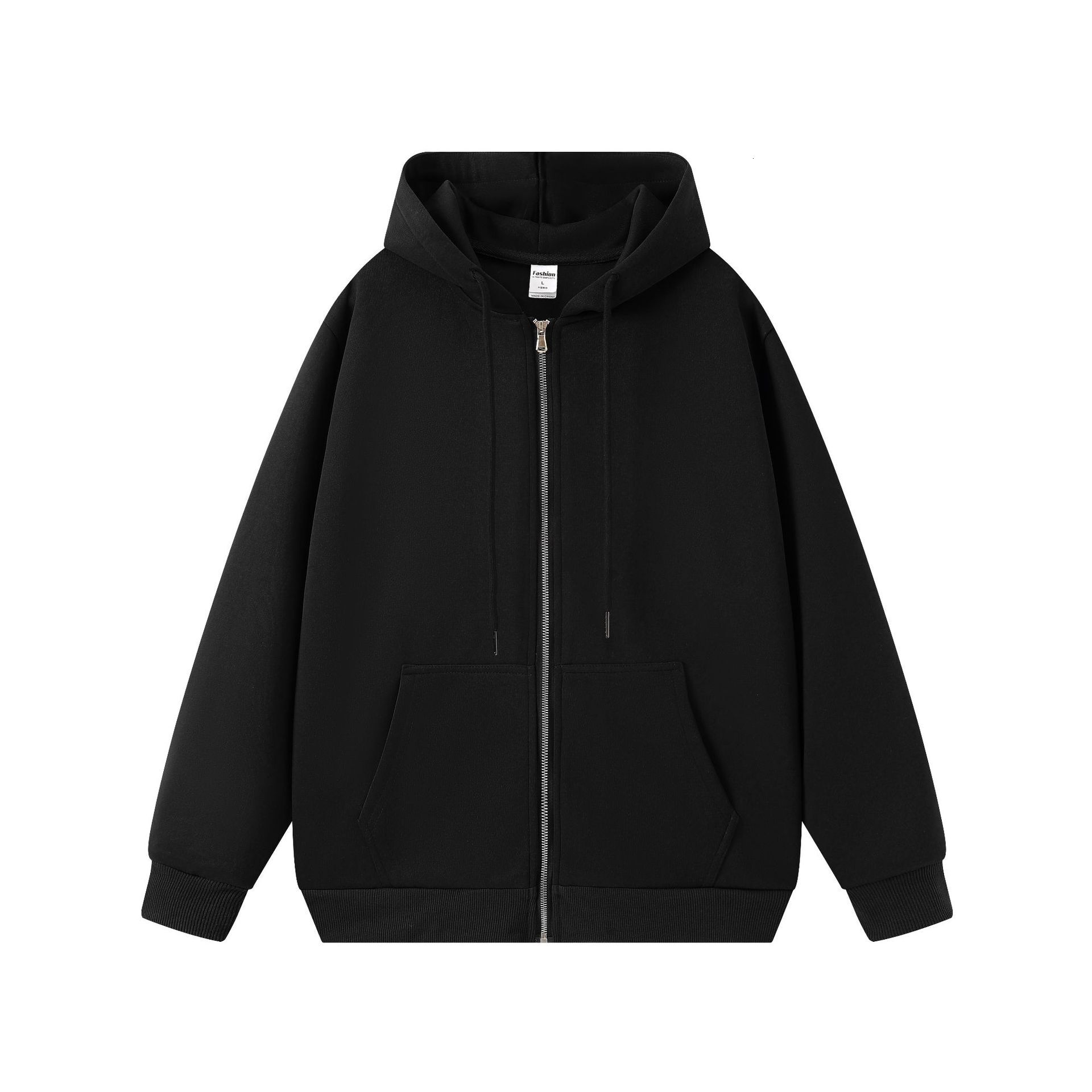Autumn Winter Heavy Designer Hoodie Jacket Tracksuit Men Polo Veste Coat Retro Trendy Cotton Cross-border Double Zipper Cardigan Unisex Workwear Jacke