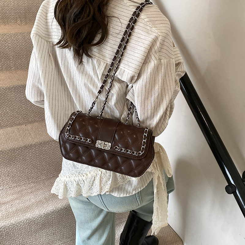 Luxury Brand Designer Bag Xiaoxiangfeng 2025 Spring Summer New High-End Luxury Quilted Chain Underarm Bag For Women Versatile Shoulder Crossbody Bag