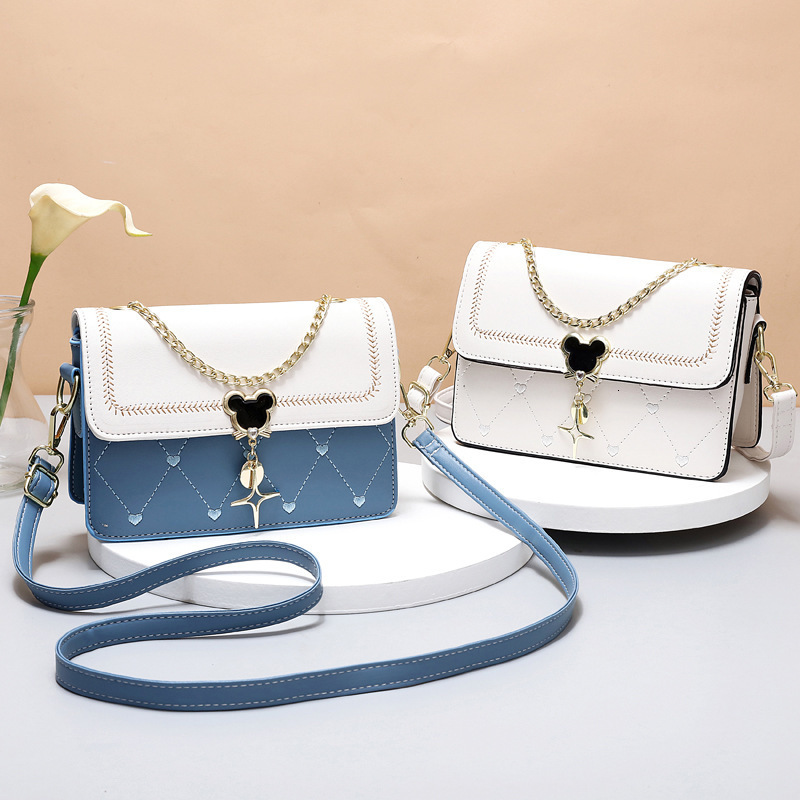Luxury Brand Designer Bag 2025 New Fashion Women's Bag Single Shoulder Crossbody Bag Student Chain Fashion Small Square Bag
