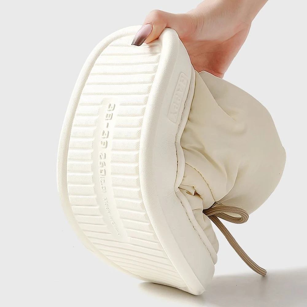 ZHIDA Fur Snow Boots For Women Winter Thick Platform Ankle Boots Shoes Waterproof Mens Classic Plush Warm Boots Cotton Shoes 251014