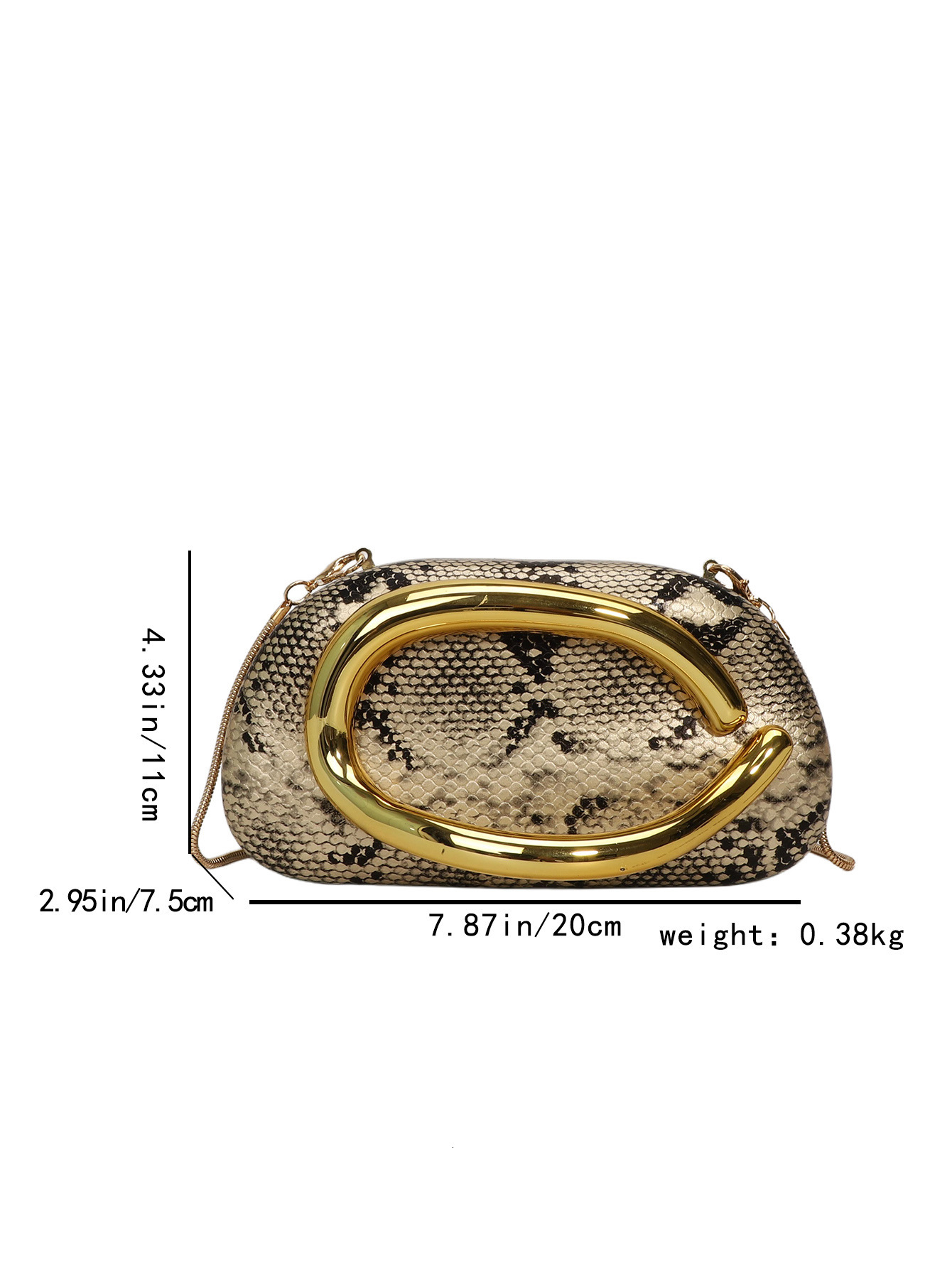 Luxury Brand Designer Bag Hot Selling Metal Chain Letter Box Bag 2025 New Crossbody Shoulder Women's Bag Fashion Leopard Print Evening Bag