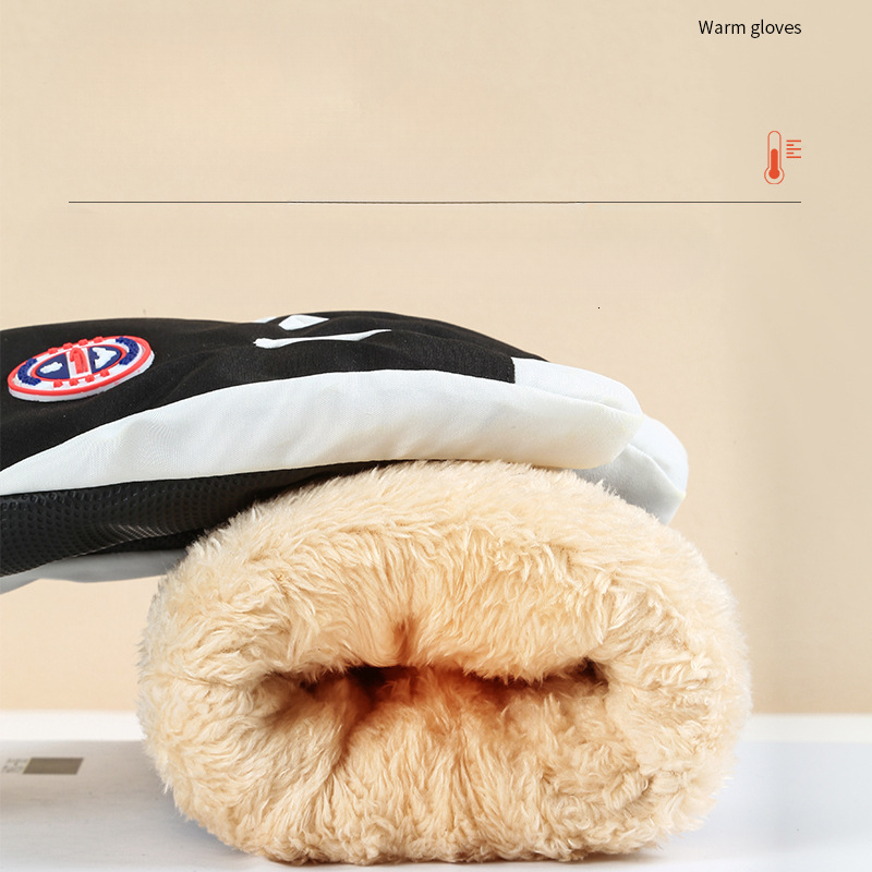 Ski Men Women Winter Gloves Fleece Lined Thickened Warm Outdoor Riding Motorcycle Touchscreen Waterproof Non-Slip