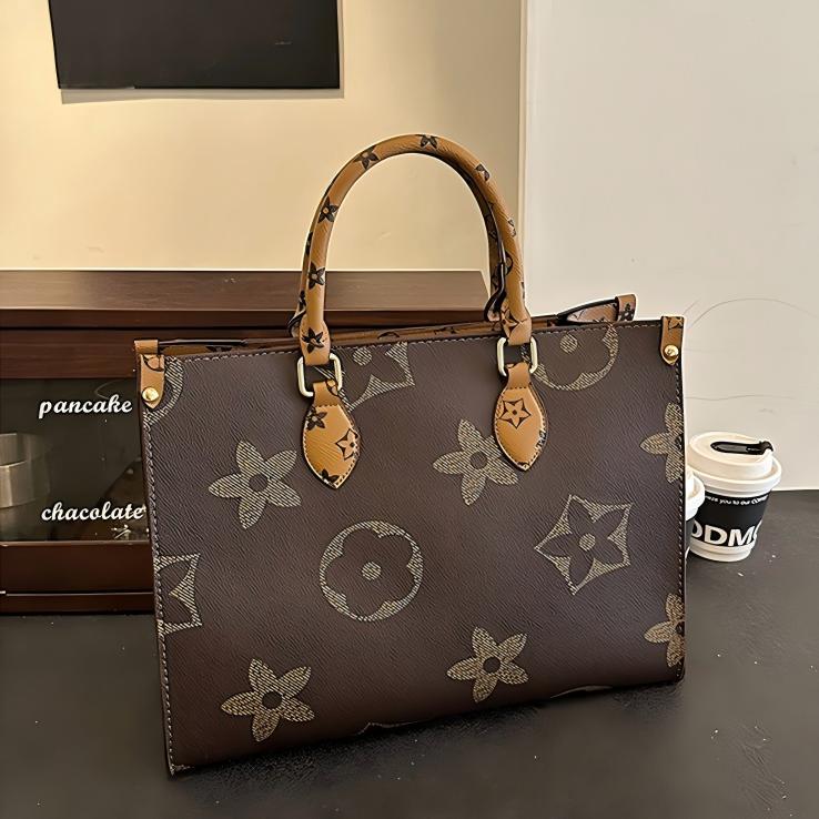 Free shipping Womens new fashionable versatile handbag with simple design large capacity shoulder bag