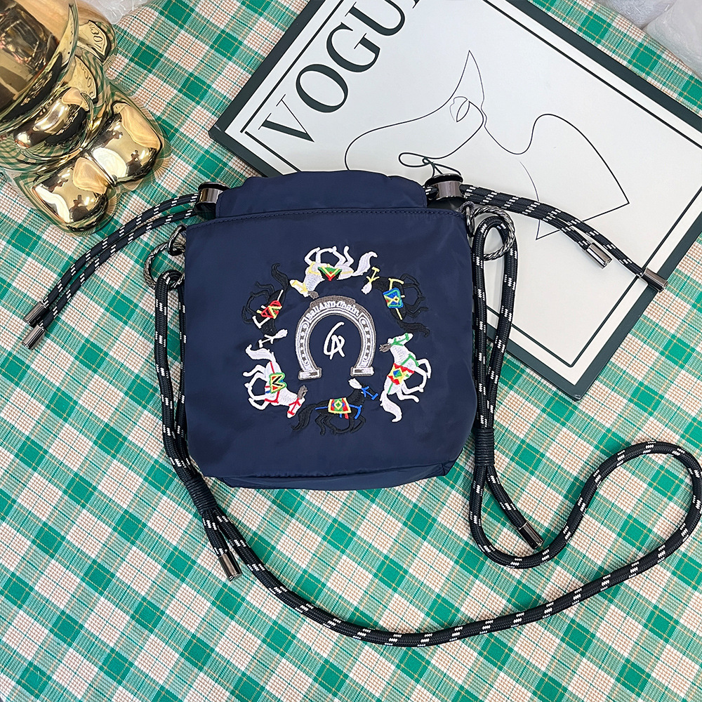 Designer style embroidered women's crossbody bag cartoon bag cute multifunctional portable women's fashionable crossbody bag