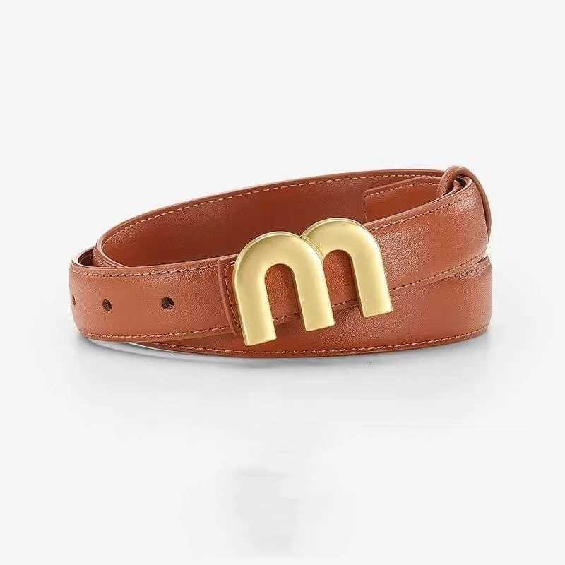 Womens fashion belt highquality gold buckle is best matched with womens denim belt dress W251018