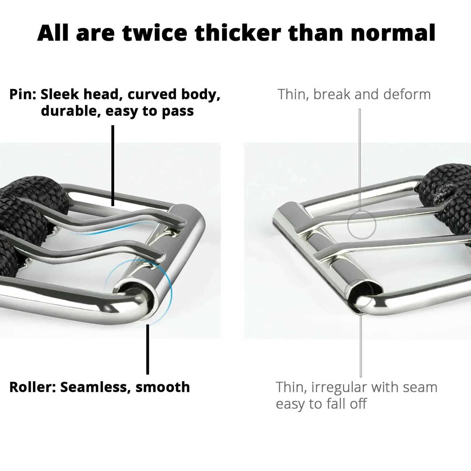 New Men Breathable Nylon Fabric Belt outdoor sport Belt Pin Buckle Trousers Jeans Belt W251018