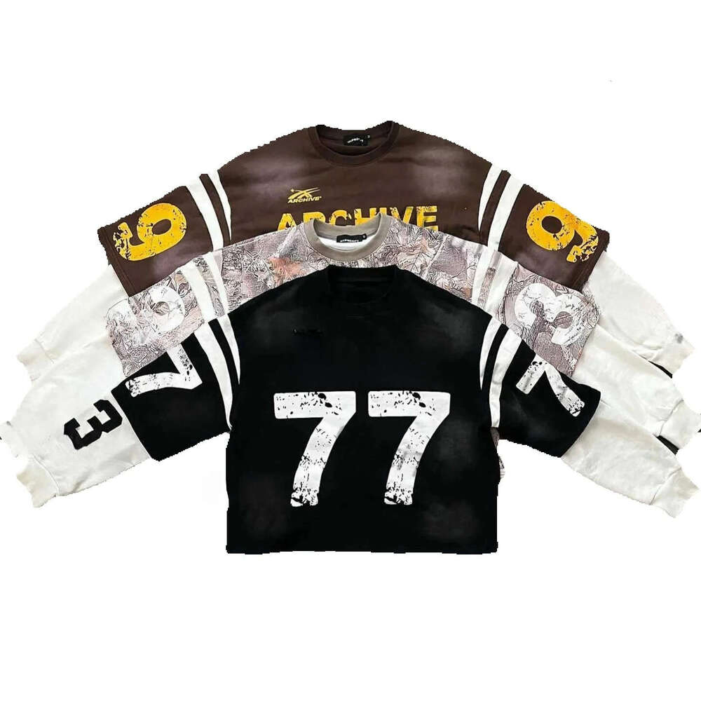 2025 new 2025 new Two T-shirts Archive Printed Long Sleeve Hoodie Autumn Unisex H250424