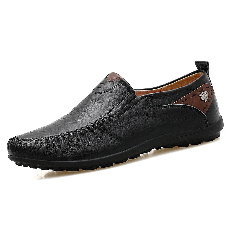 Leather Shoes Men Fashion Leather Genuine High Quality Comfortable Men Casual Driving Shoes Plus Size 3747 251013