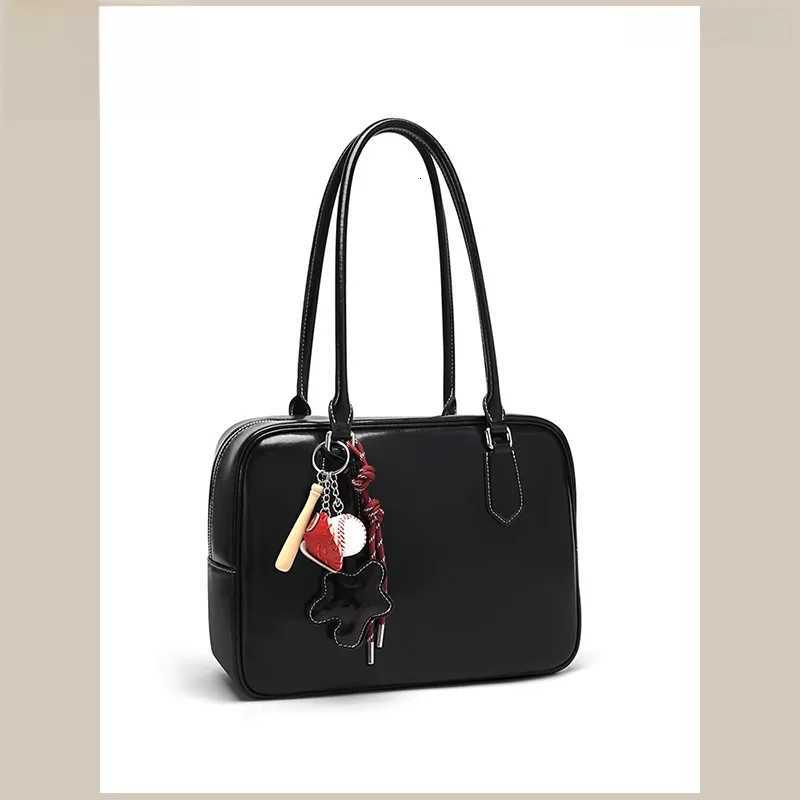 ZAR FENDEN Beta Toast Large Capaci Commuter Bag Womens Crossbody oulder Handbag Tote Bag Daily Use PU Leather Pure Color Z251018