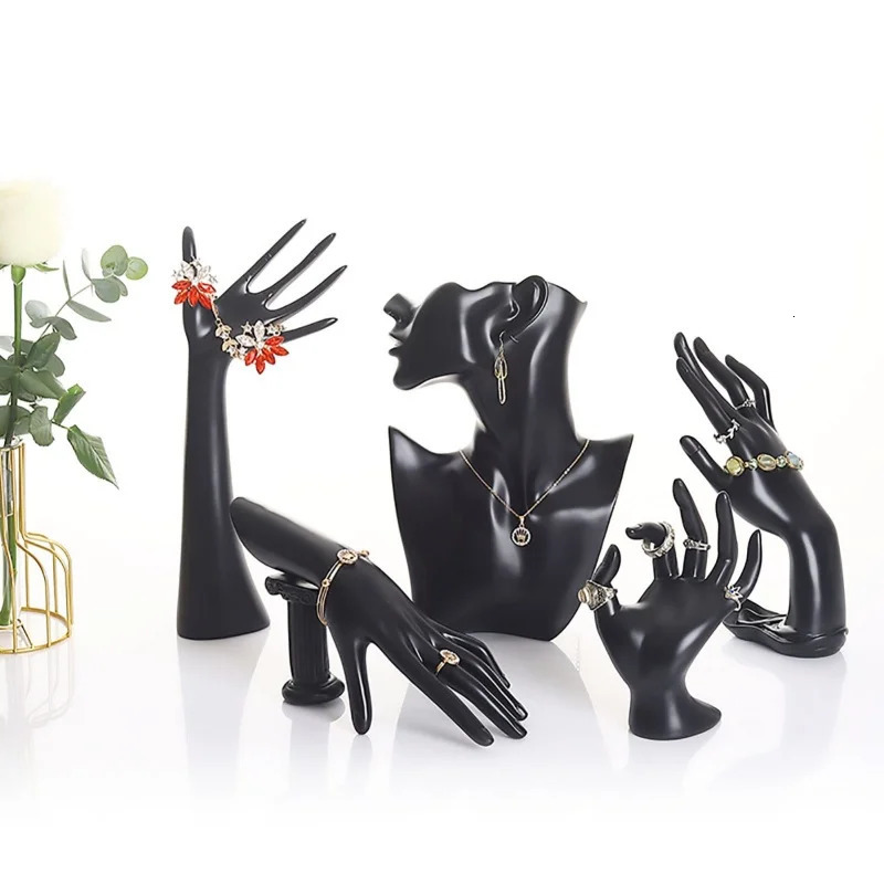 Jewelry Mannequin Display Resin Display Stand Bust Boutique Earring Holder Organizer for Show Jewelry Necklace Earrings 251016