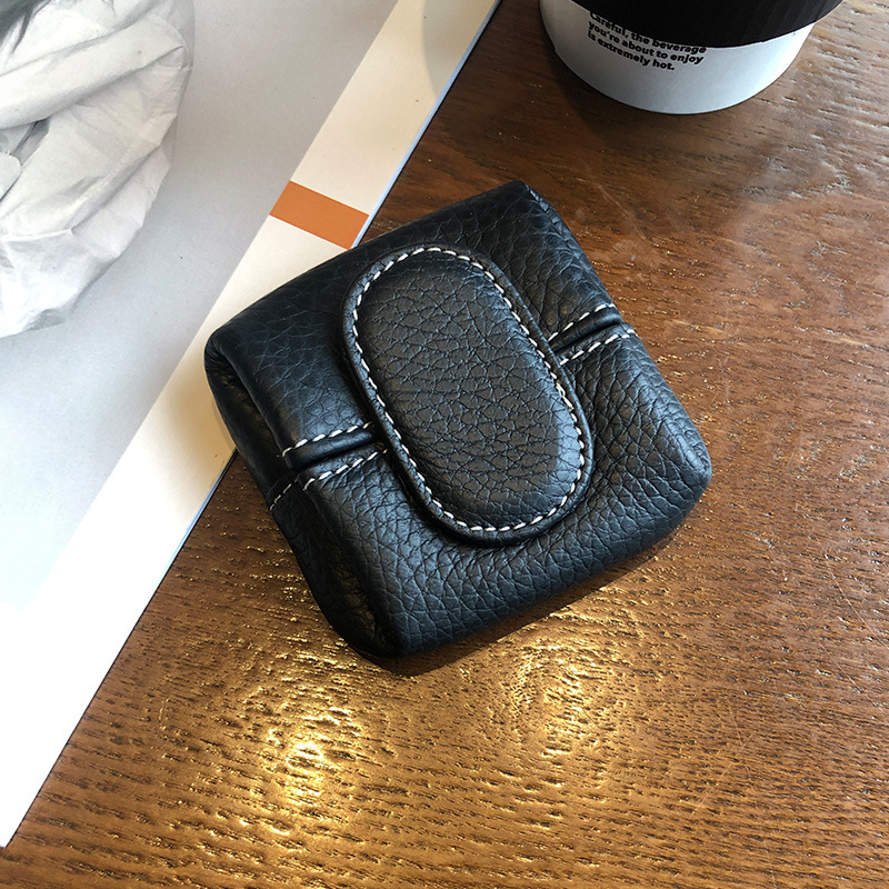 Luxury Brand Designer Bag Gesden Genuine Leather Coin Purse For Women With Buckle, First Layer Cowhide Coin Bag, Key Bag, Portable Small Bag