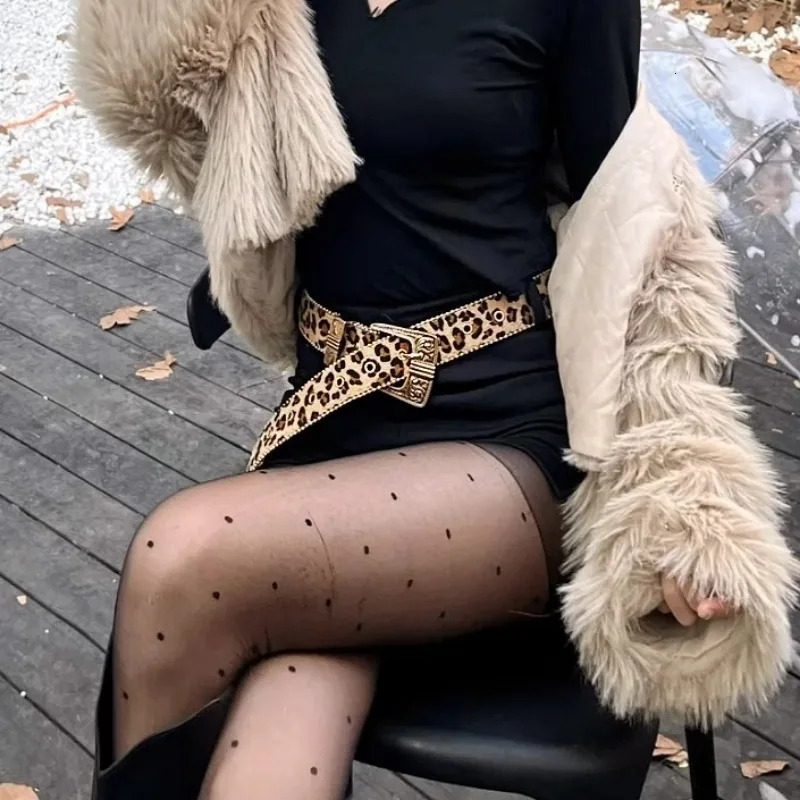 Fashion Leopard Print Snake Skin Versatile Belts for Women Adjustable Buckle Belt Soft PU Leather Belts Casual Jeans Decoration 251016