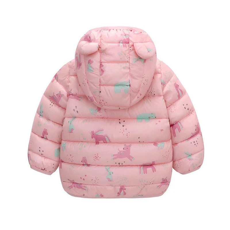 Kid Boy Girl Baby Hooded Lightweight Down Jacket Zipper Coats Autumn Winter Warm Outerwear Christmas Birthday Gift 05 Years 251017