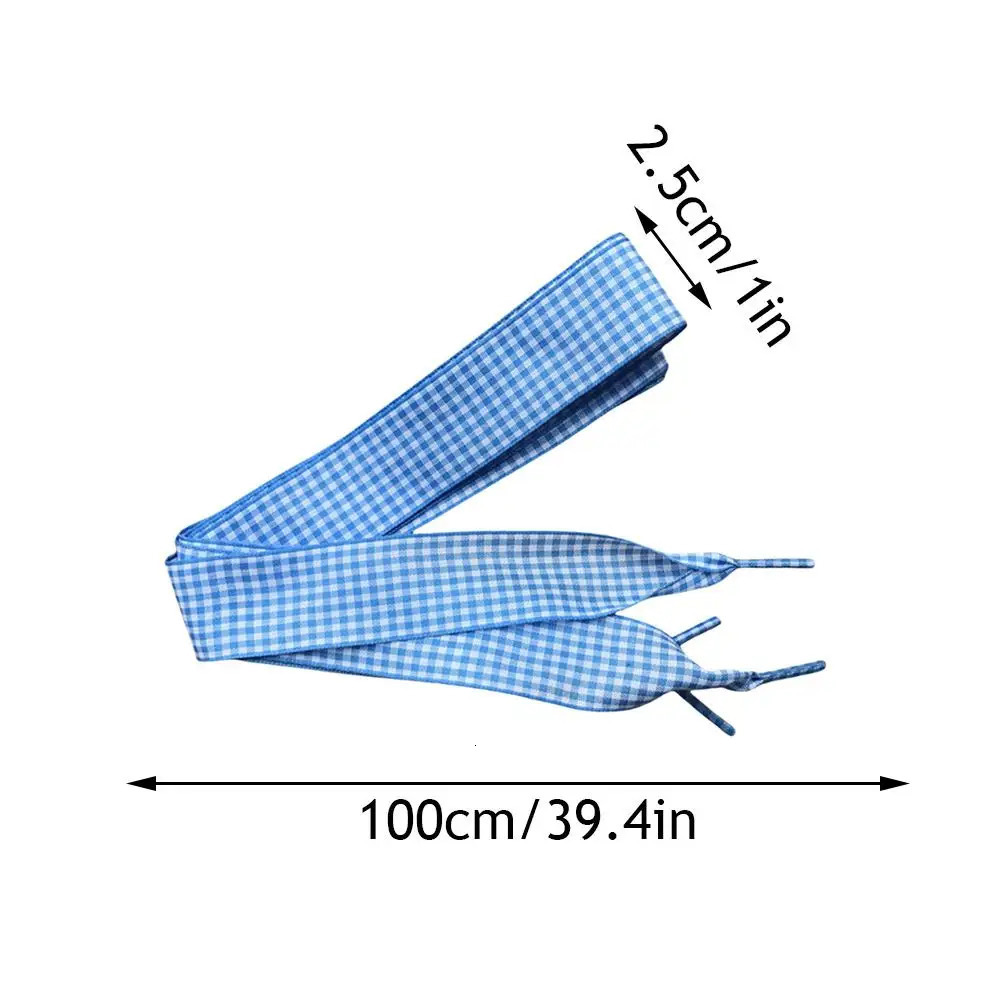 DIY DE Traning Shoes Laces Trendy Colorful Sneakers Shoes Laces Lattice Shoelaces Fashion Casual Combine Shoes Decoration 251013