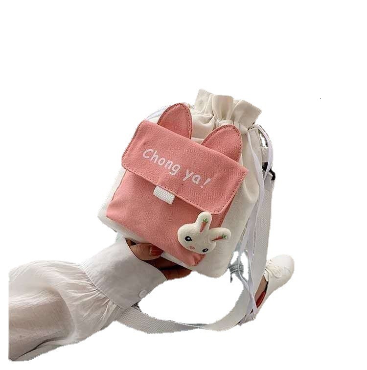 Designer Women's Canvas Small Bag New Japanese Crossbody Bag Cute Student Hot Selling Trendy Art Shoulder Bag