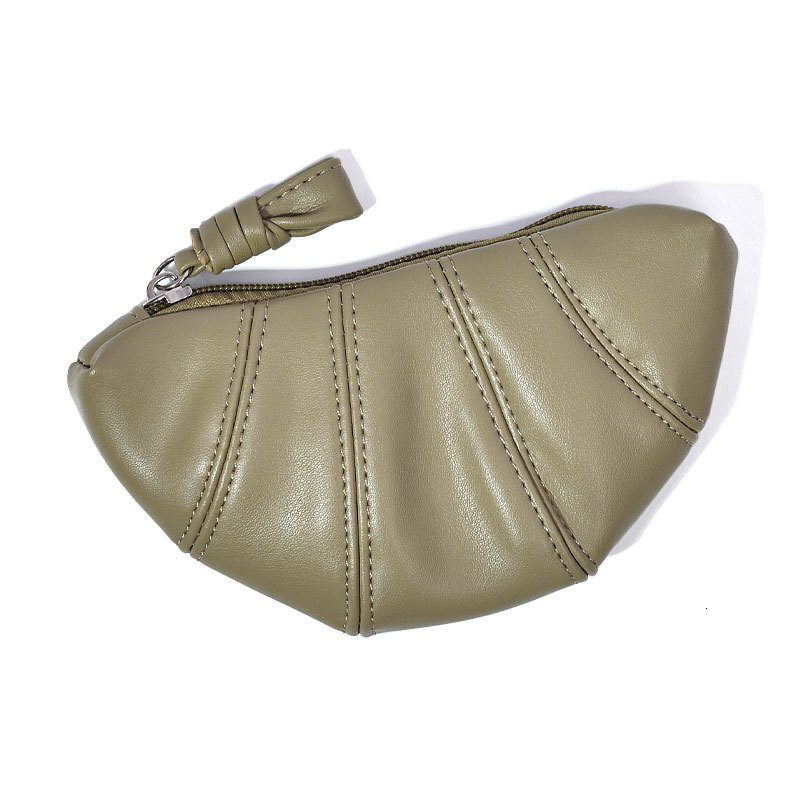 Luxury Brand Designer Bag Korean Version Ins Croissant Bag Niche Texture Croissant Bag Dumpling Bag Large Capacity Coin Purse Female Casual Solid Colo