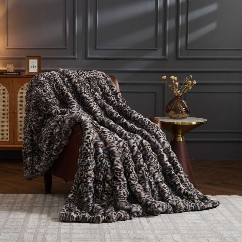 New Imitation Bubble Rabbit Fur Spring Autumn Milk Velvet Single And Double Blanket