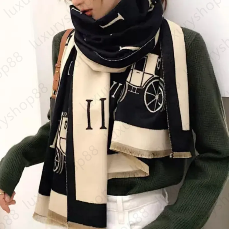 Designer scarf luxury scarf Winter Scarf cashmere scarf Designers Luxury Warm Scarfs Fashion Classic Women Imitate Cashmere Wool Long Shawl Wrap Christmas gifts