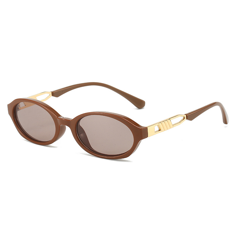 2025 Classic Oval Sunglasses UV 400 Compact Frame Retro Inspired Shades