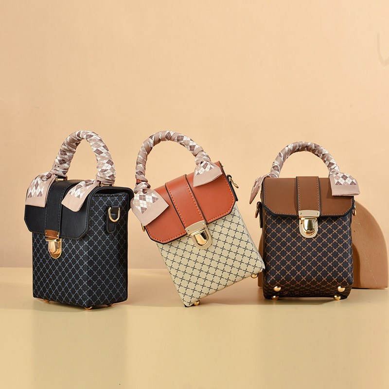 Luxury Brand Designer Bag Taizhou Women's Bag Mini Bag Korean Style Plaid Small Square Bag Fashion Single Shoulder Crossbody Bag Phone Women'
