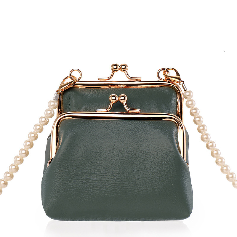 Luxury Brand Designer Bag 2022 New Simple Fashion Large Capacity Coin Purse Women's Wallet Clip Chain Crossbody Bag Money Clip