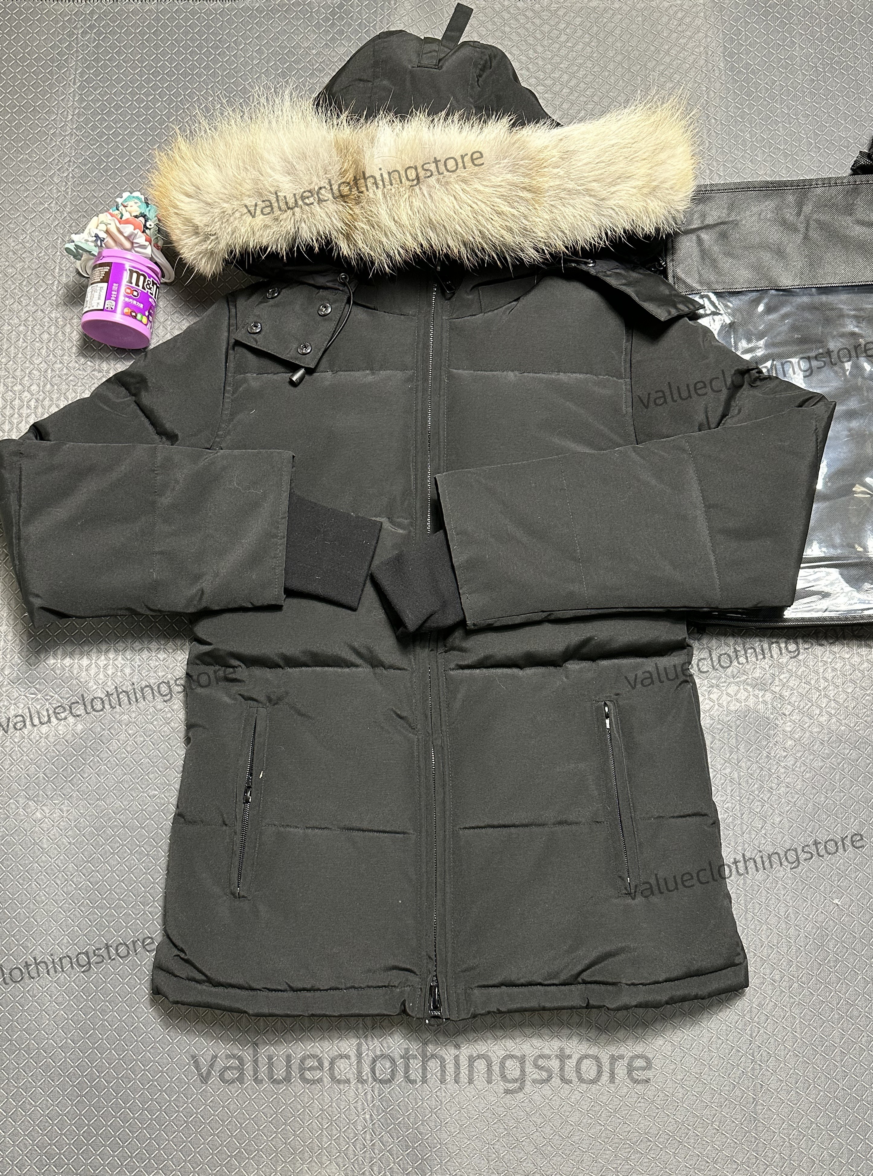 Winter Women Down Jacket Long Designer Coat Woman Rossclair Jackets Parka Long Hooded Wolf Fur Fashion Warm Jacket Outdoor warm coat ss336