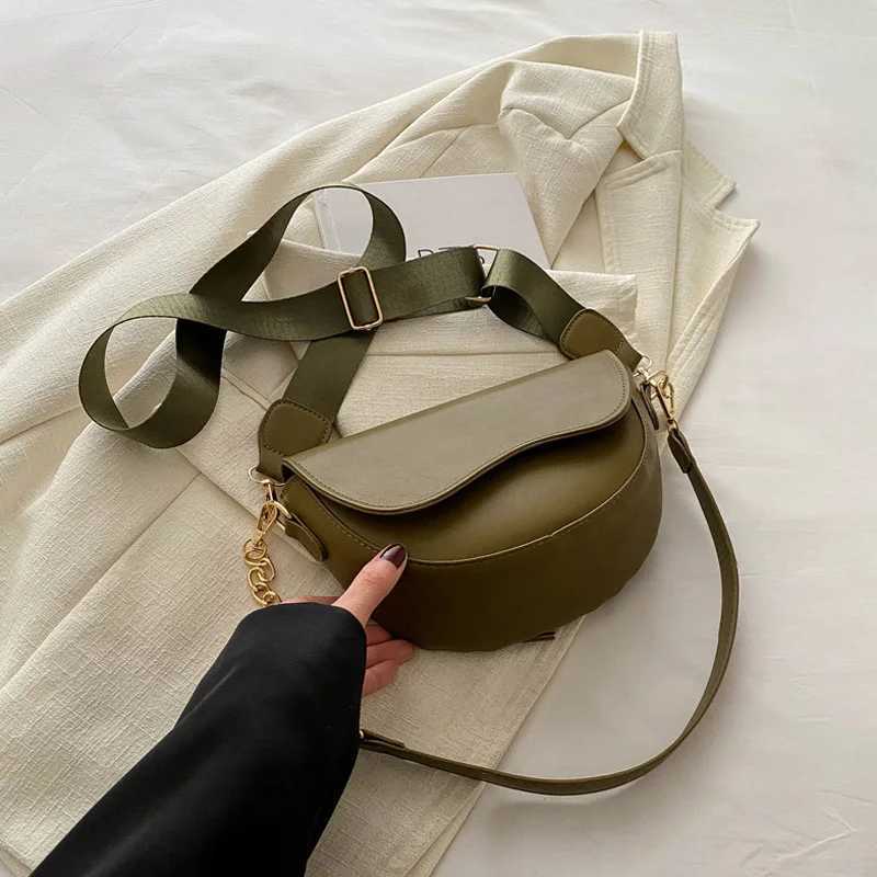 Fashion Double Straps Shoulder Bag Casual Solid PU Leather Versatile Crossbody Bags For Women Festival Gift Z251018