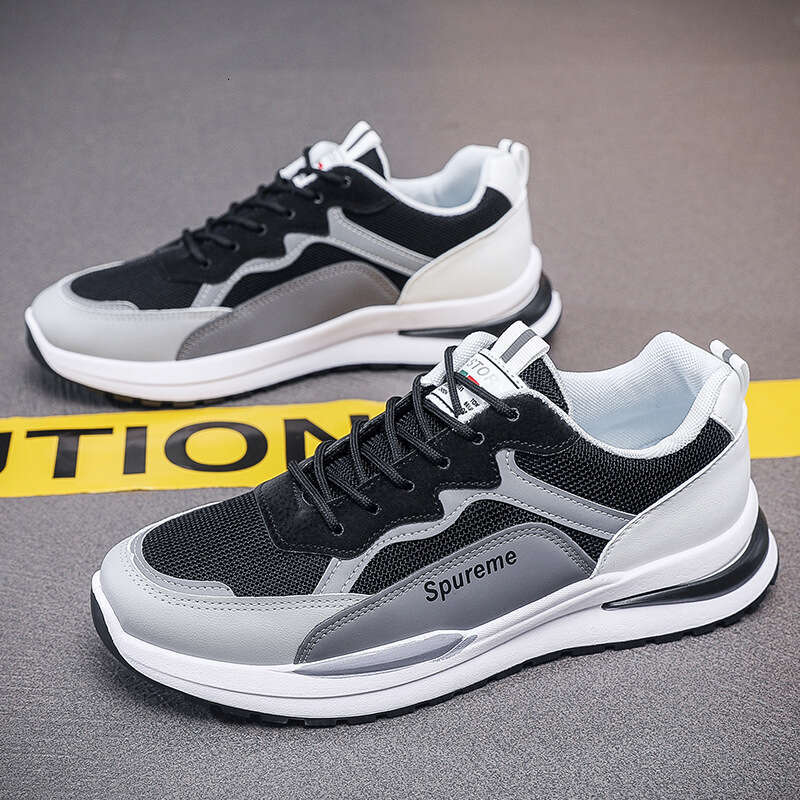 Autumn New Breathable Casual Low-Top Mesh Men's new Trendy Sneakers Board Shoes Men