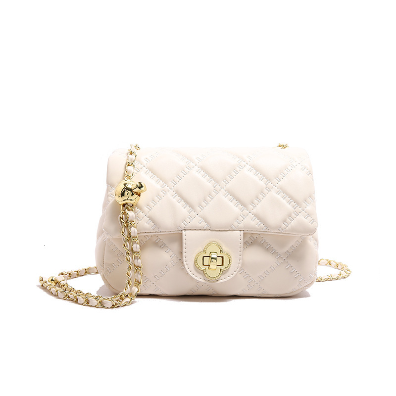 Luxury Brand Designer Bag Light Luxury Style Quilted Chain Small Bag For Women 2024 New High-End Single Shoulder Underarm Bag Crossbody Small Square B