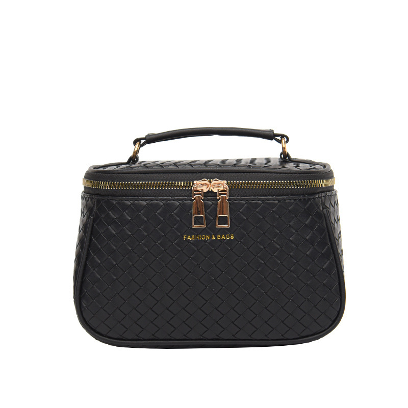 Luxury Brand Designer Bag Internet Celebrity New Style Woven Makeup Bag Travel Portable Multifunctional High-End Large Capacity Cosmetic Organizer Bag