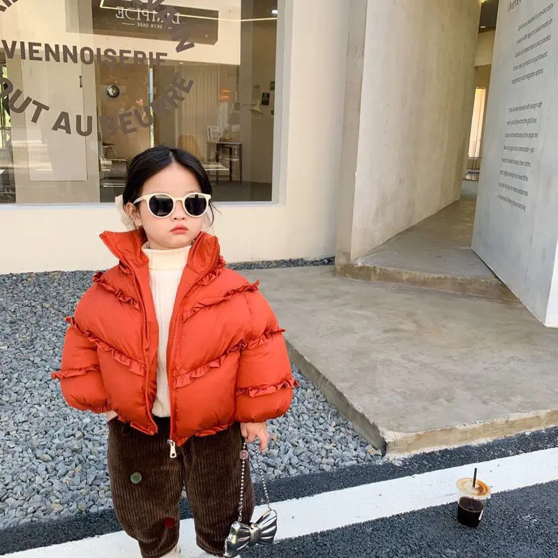 Kids Girls Thickened Cotton Jacket Winter Bread Jacket Clothes For Children From 2 To 8 Years Childrens Winter Coat Coats Down 251017