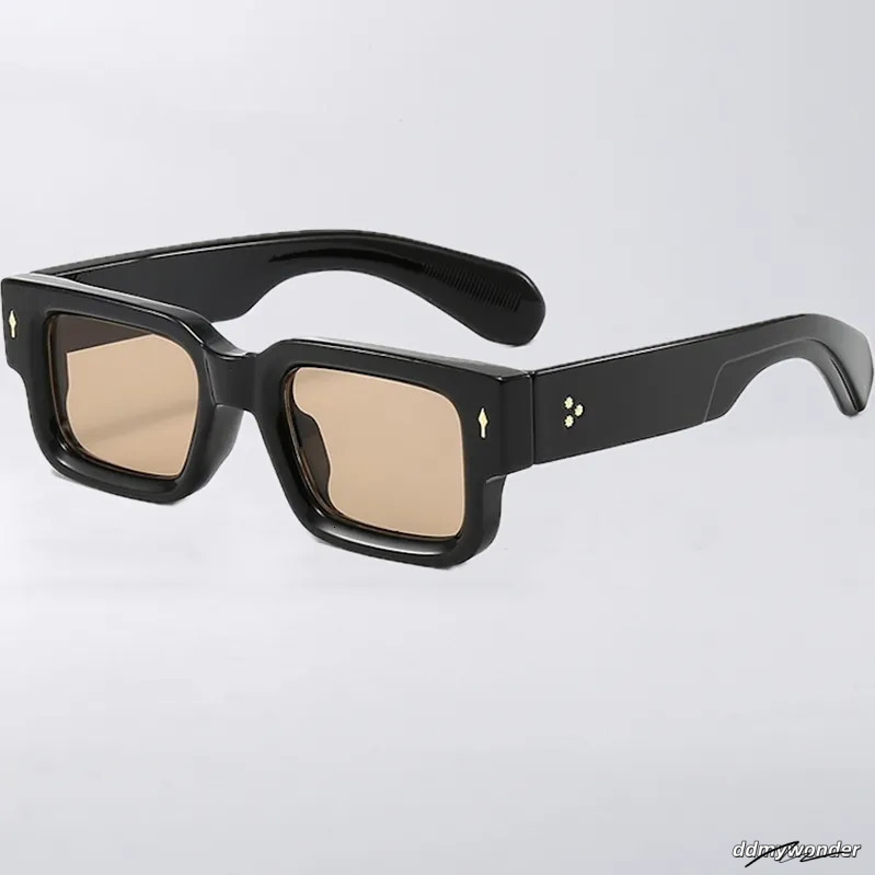 Oversized Square Glasses Retro Steampunk Sunglasses With Side Shields, Extra Large Gothic Goggles, Futuristic Designer Style Ddmywonder