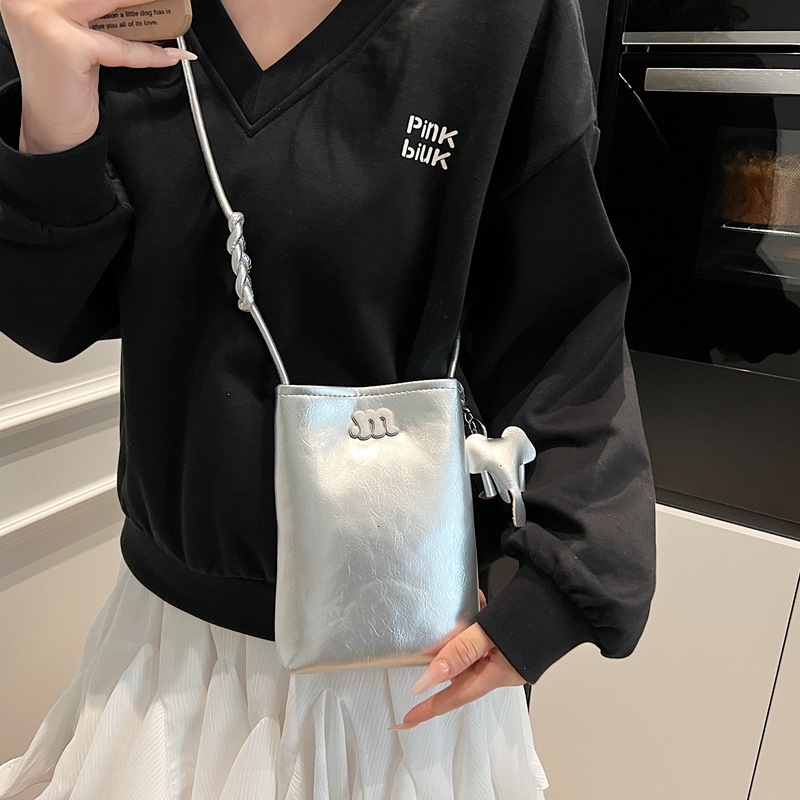 Luxury Brand Designer Bag Mini Small Bag For Women Summer 2025 New Fashion Trendy Crossbody Bag Super Popular Silver Small Square Bag