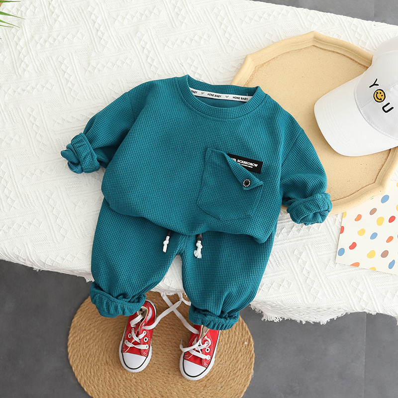 Boys' Set Autumn Edition 2025 New Fashionable Children's Clothing Spring and Autumn Edition 1-Year-3 Boys' Handsome Boys' Baby Clo