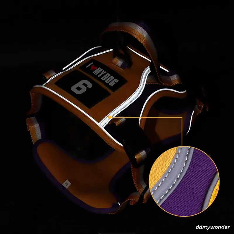 - Adjustable No Pull Dog Harness With A Handle, Reflective Soft Padded Pet Vest For Dogs, Extra Large Size Ddmywonder