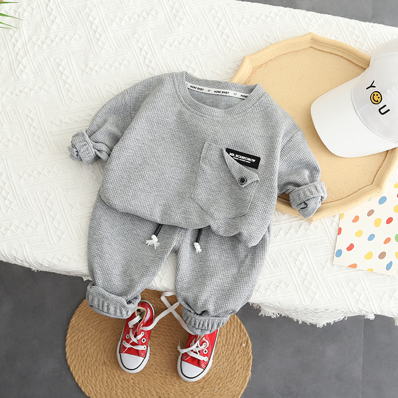 Boys' Set Autumn Edition 2025 New Fashionable Children's Clothing Spring and Autumn Edition 1-Year-3 Boys' Handsome Boys' Baby Clo