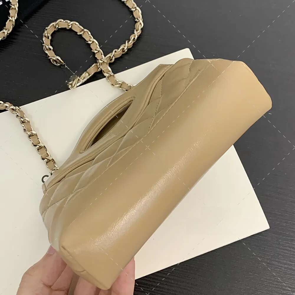 10A mirror quality mini makeup chain 12cm designer crossbody sheepskin shoulder bag for women