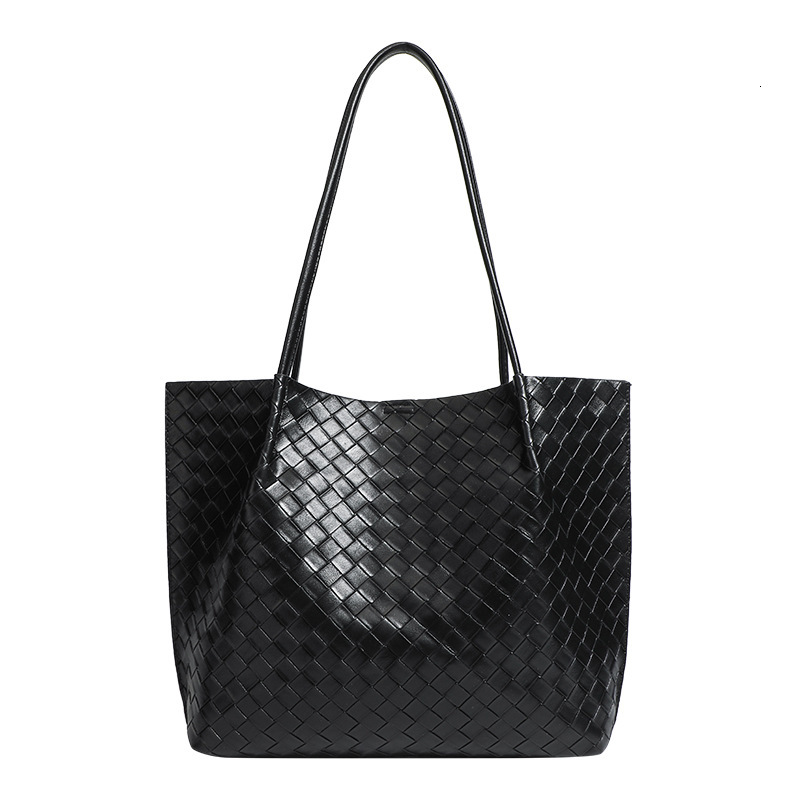 Luxury Brand Designer Bag 2025 Summer New Handwoven Women's Bag Light Luxury Simple Commuting High-End Feel Large Capacity Tote Bag