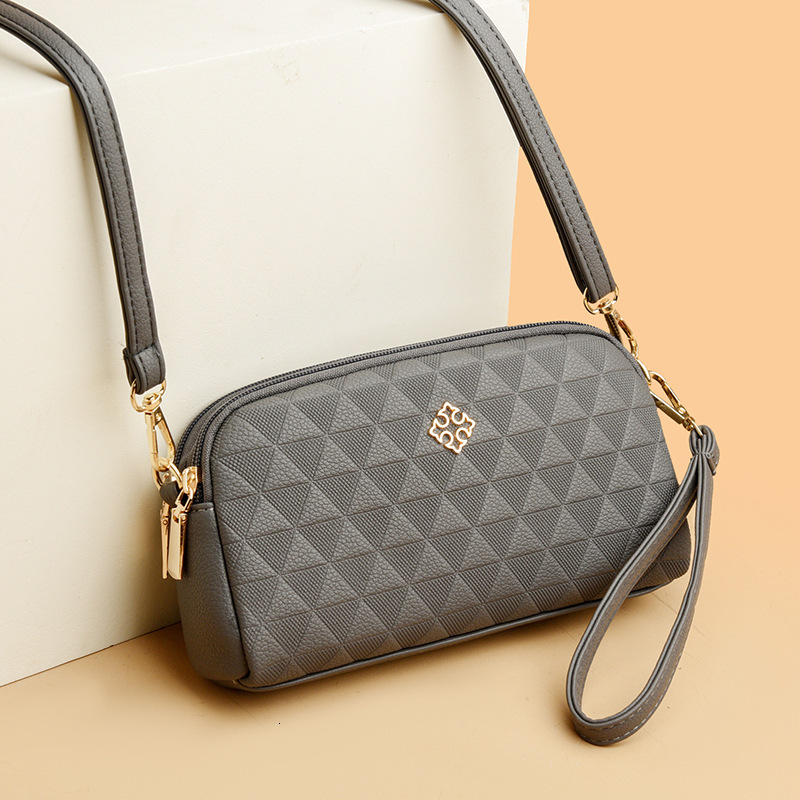 Luxury Brand Designer Bag Autumn Winter New Crossbody Shoulder Bag Fashion Quilted Women's Small Square Bag Niche Clutch Fashion Versatile