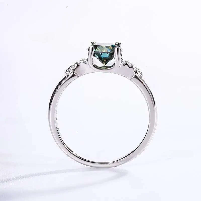 rings designer women sterg sier inlaid VVS1 pass dia tester moissanite for womens engagement wedding ring e jewelry woman US size 5-9