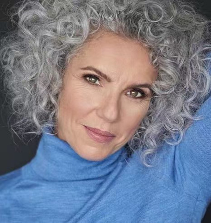 White ashy gray wig human hair hd lace 13A t part glueless wigs silver grey salt and pepper raw virgin hair layed 10inch wavy bob hair topper for wome