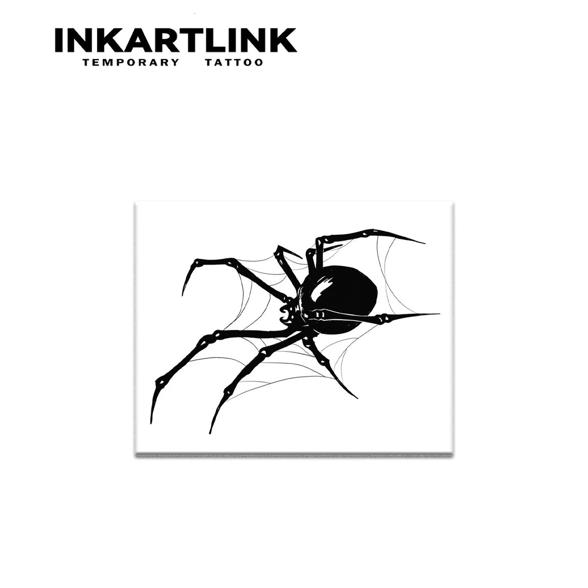 Spider Temporary Tattoo Sticker Realistic Waterproof SemiPermanent Lasts 15 Days Scary Tattoo for Halloween 251010