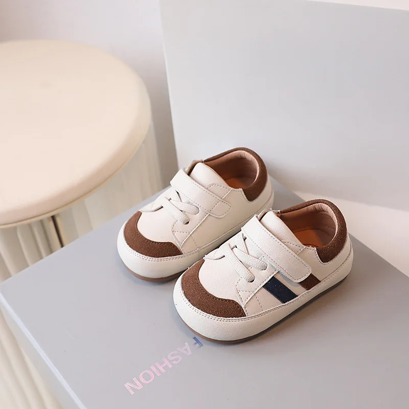 DIMI SpringAutumn Baby Toddler Shoes Soft Breathable Microfiber Leather Infant Sneakers 03 Year Flat Walker Shoes 251017