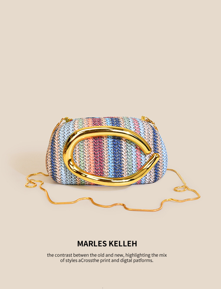 Luxury Brand Designer Bag 2025 New Trendy Fashion Handheld Bucket Bag Unique Design Single Shoulder Crossbody Floral Bag Fashion Handheld