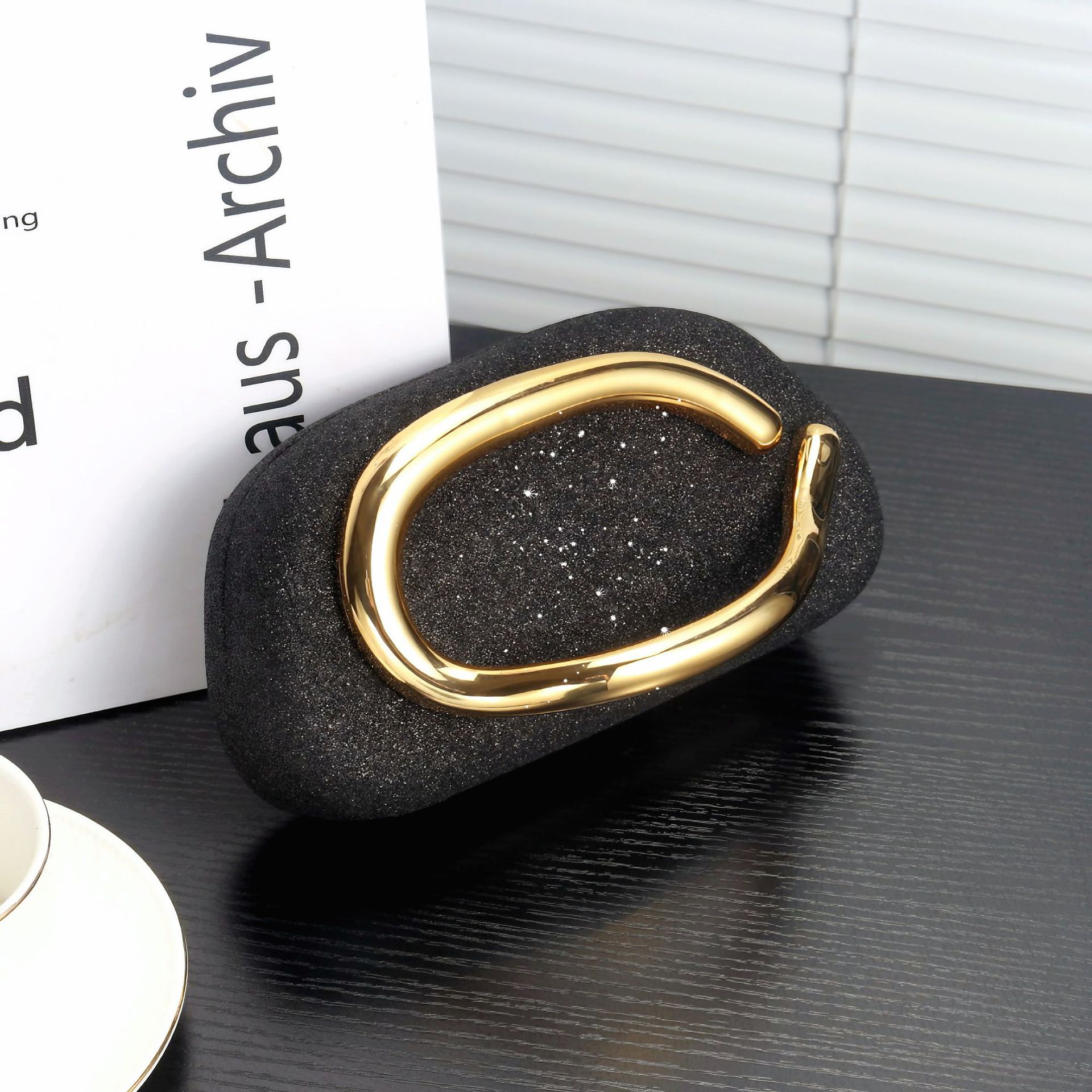 Luxury Brand Designer Bag Classic Simple Dress Metal Chain Letter Box Evening Bag Same Style Single Shoulder Crossbody Bag