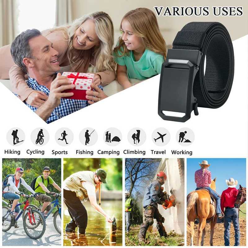 Newest Automatic Buckle Belt Canvas Tactical Waist Belt v Durable Casual Outdoor Hunting Adventures Training Pants Belt For Mens W251018