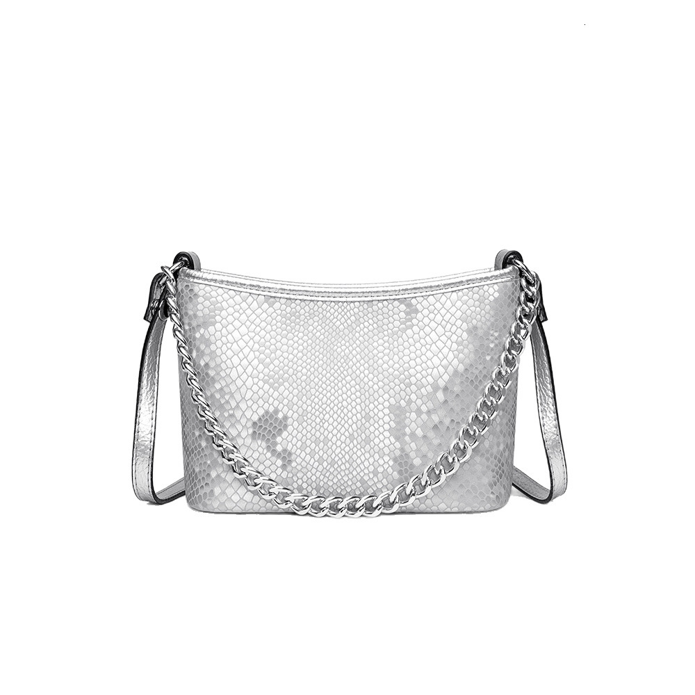 Luxury Brand Designer Bag 2025 New Snake Pattern Bucket Bag Personality Fashion Trend Handbag Shoulder Crossbody Bag Commuter Women's Bag