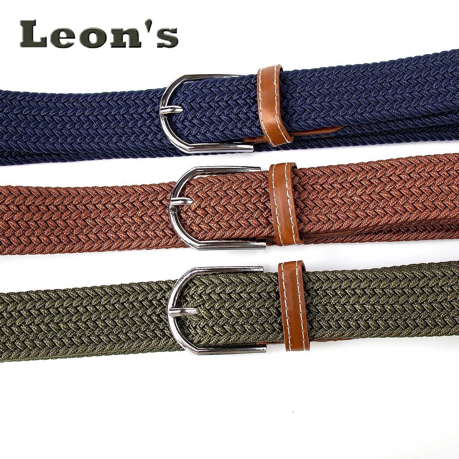 Unisex Elastic Canvas Belt No Punching Adjustable Stretch Waistband Alloy Buckle Casual Youth Outdoor Belt for Men Women W251018
