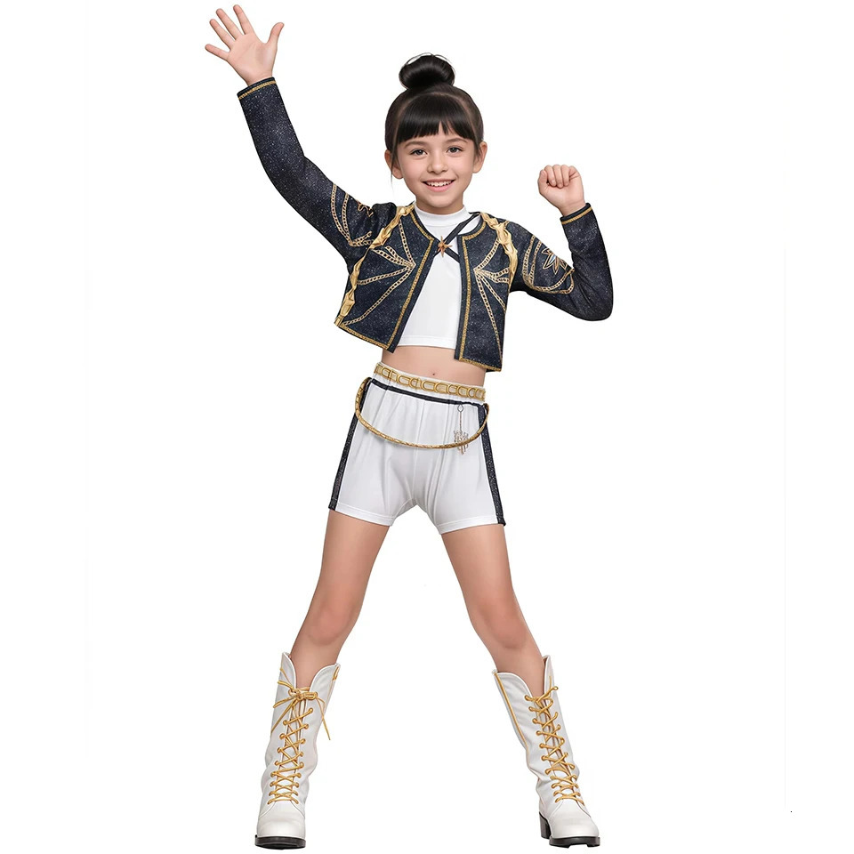 Sall KPop Demon Hunter Cosplay Girls Clothing Sets Festival Children Fantasy Pop Singer Masquerade Performance Costumes 251017