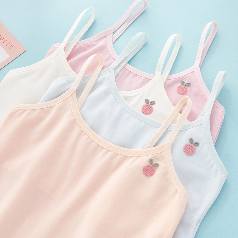 Comfort-Focused Cotton Girl's Sports Bra: Perfect Fit & Support